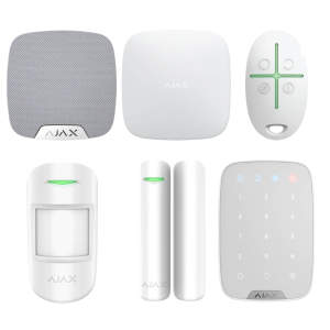 Kit AJAX - 2 zone + sirena interior si tastatura