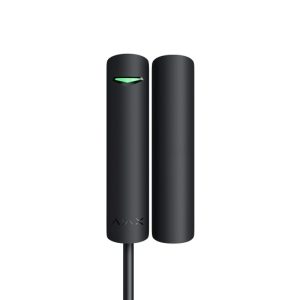 Contact Magnetic cu fir Ajax DoorProtect Fibra Negru