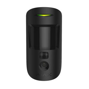 Detector Wireless PIR de interior cu cameră AJAX MotionCam Negru