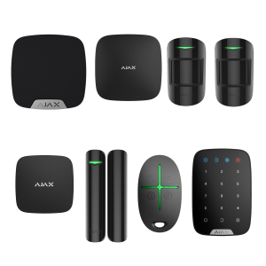 Kit AJAX - 3 zone confort Negru