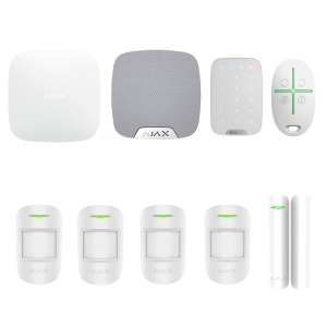 Kit AJAX - 5 zone + sirena interior si tastatura