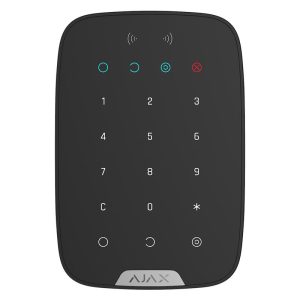 Tastatura Wireless cu cititor carduri Ajax Keypad Plus Neagră